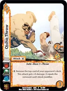 Oicho Throw (Street Fighter CCG)