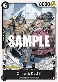 Oimo and Kashii (Kingdoms of Intrigue Pre-Release Cards)