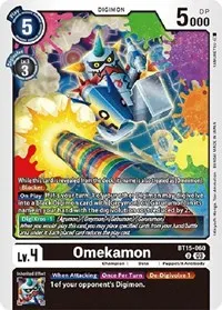 Omekamon (Exceed Apocalypse) — Digimon Card Game Card Value