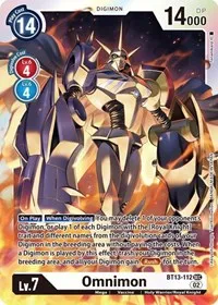 Omnimon (Versus Royal Knights) — Digimon Card Game Card Value