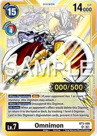 Omnimon Serial Numbered (Battle of Omni)