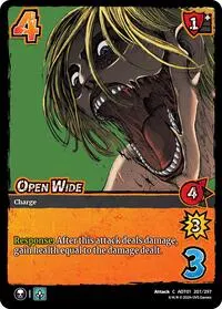 Open Wide (Attack on Titan: Battle for Humanity)