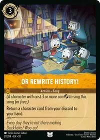 Or Rewrite History (Whispers in the Well)