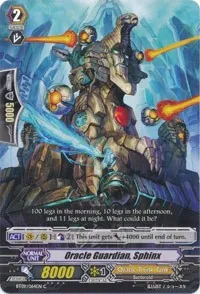 Oracle Guardian Sphinx (BT09: Clash of Knights & Dragons) — Cardfight Vanguard Card Value