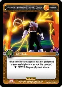 Orange Burning Aura Drill (Panini: Set 1)