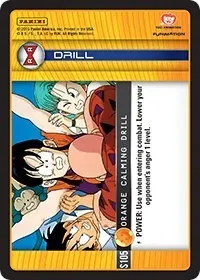 Orange Calming Drill (Panini: Evolution)