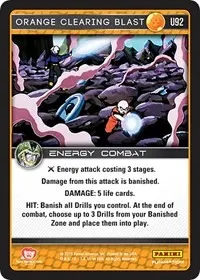 Orange Clearing Blast (Panini: Perfection)