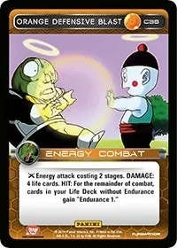 Orange Defensive Blast (Panini: Set 1) — Dragon Ball Z TCG Card Value