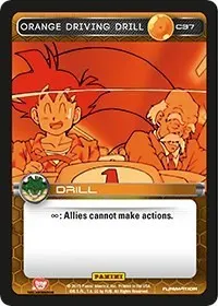 Orange Driving Drill (Panini: Heroes & Villains)