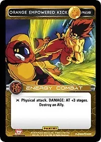 Orange Empowered Kick (Panini: Movie Collection) — Dragon Ball Z TCG Card Value