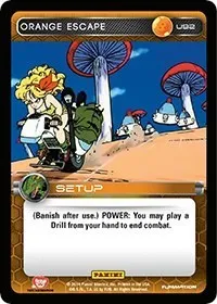 Orange Escape (Panini: Set 1) — Dragon Ball Z TCG Card Value
