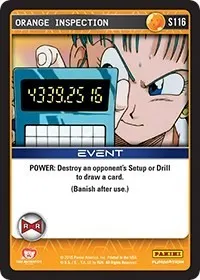 Orange Inspection (Panini: Evolution)