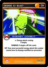 Orange Ki Blast (Panini: Evolution) — Dragon Ball Z TCG Card Value