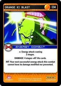 Orange Ki Blast (Panini: Evolution)