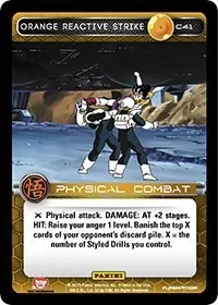 Orange Reactive Strike (Panini: Movie Collection)
