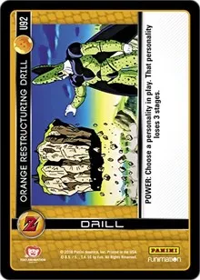 Orange Restructuring Drill (Panini: Awakening) — Dragon Ball Z TCG Card Value