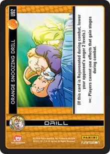 Orange Snoozing Drill (Panini: Vengeance)