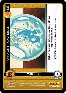 Orange Spying Drill (Panini: Awakening)