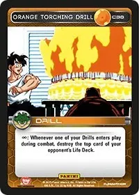 Orange Torching Drill (Panini: Heroes & Villains)