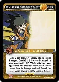 Orange Uncontrolled Blast (Panini: Movie Collection) — Dragon Ball Z TCG Card Value