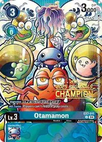 Otamamon 2025 Regionals Champion (Digimon LIBERATOR)