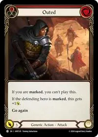Outed (The Hunted) — Flesh & Blood TCG Card Value
