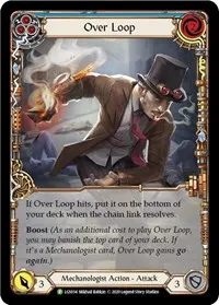 Over Loop Blue LGS034 (Flesh and Blood: Promo Cards) — Flesh & Blood TCG Card Value