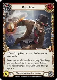 Over Loop Red (Arcane Rising) — Flesh & Blood TCG Card Value