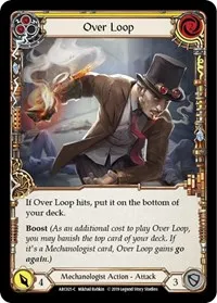 Over Loop Yellow (Arcane Rising) — Flesh & Blood TCG Card Value