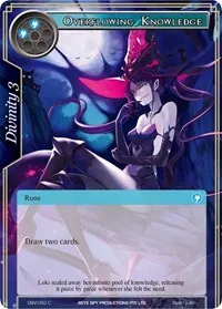 Overflowing Knowledge (The Decisive Battle of Valhalla) — Force of Will Card Value