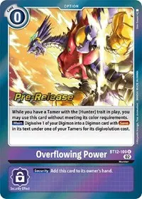 Overflowing Power (Across Time Pre-Release Cards)