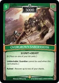 Overgrown Sabertooth (Ascension)