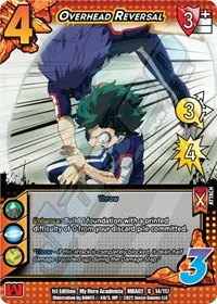 Overhead Reversal (UniVersus: My Hero Academia: Crimson Rampage)