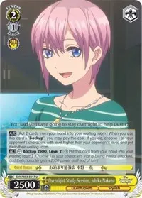 Overnight Study Session Ichika Nakano (The Quintessential Quintuplets)