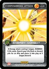 Overpowering Attack (Panini: Set 1) — Dragon Ball Z TCG Card Value
