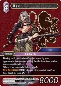 Owe (Rebellion's Call) — Final Fantasy TCG Card Value