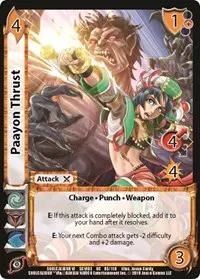 Paayon Thrust (SoulCalibur VI: Libra of Souls)