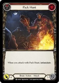 Pack Hunt (Classic Battles: Rhinar vs Dorinthea) — Flesh & Blood TCG Card Value