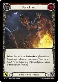 pack hunt red (Heavy Hitters) — Flesh & Blood TCG Card Value