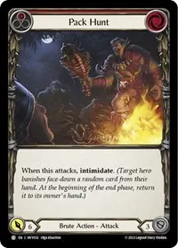 pack hunt red (Heavy Hitters)