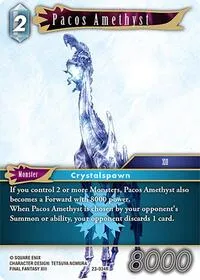 Pacos Amethyst (Hidden Trials) — Final Fantasy TCG Card Value