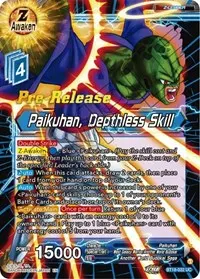 Paikuhan Depthless Skill (Dawn of the Z-Legends Pre-Release Cards)