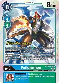 Paildramon (Across Time Pre-Release Cards) — Digimon Card Game Card Value