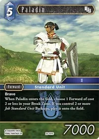 Paladin (Hidden Hope) — Final Fantasy TCG Card Value
