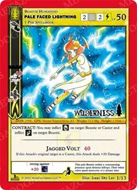 Pale Faced Lightning (Wilderness: First Edition Release Event Deck)