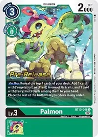 Palmon (Xros Encounter Pre-Release Cards) — Digimon Card Game Card Value