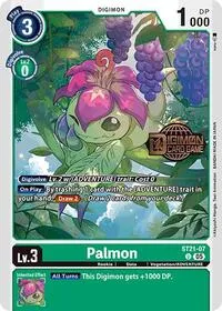 Palmon (Starter Deck 21: Hero of Hope Release Event Cards) — Digimon Card Game Card Value