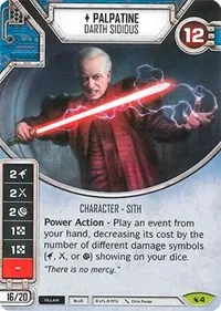 Palpatine Darth Sidious (Legacies) — Star Wars Destiny Card Value