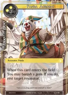 Panda Acrobat (Ancient Nights)
