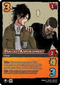 Panicked Admonishment (Attack on Titan: Battle for Humanity)